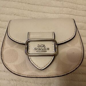 white coach purse